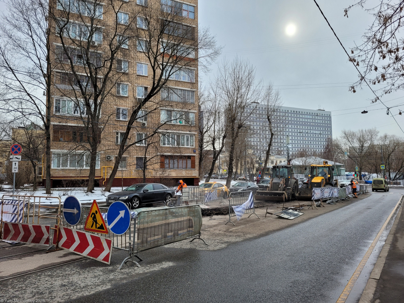 Москва — Восстановление трамвайной линии по Трифоновской улице и улице Гиляровского до Рижской площади