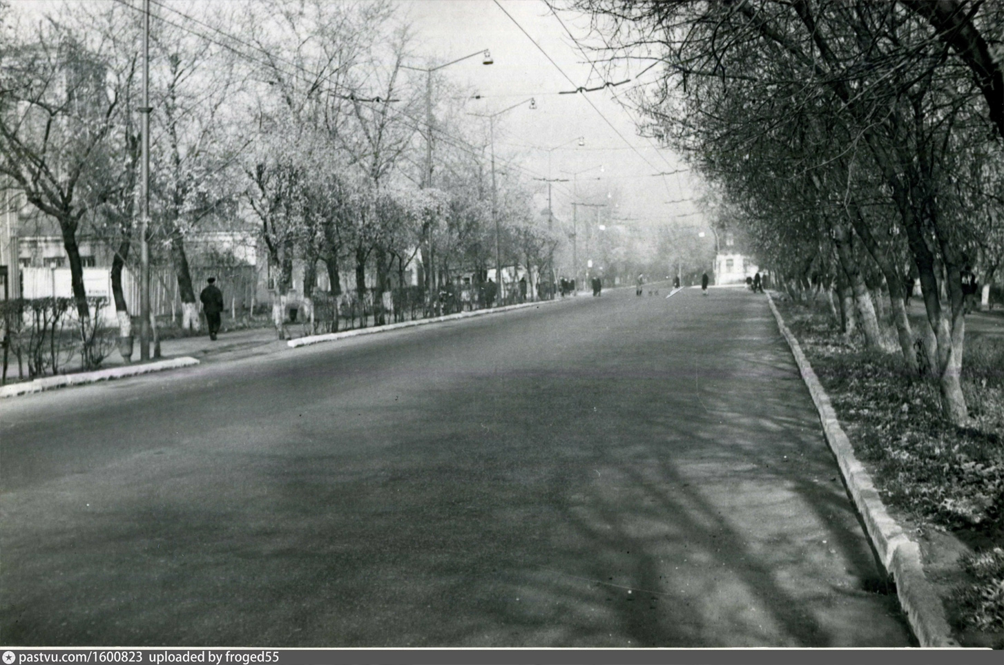 Омск — Исторические фотографии; Омск — Троллейбусные линии — Правый Берег Иртыша