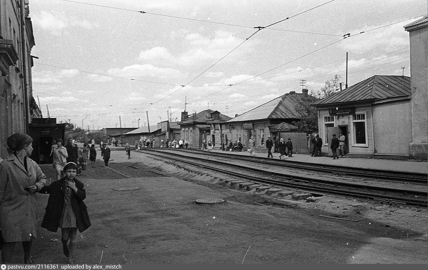 Омбы — Historical photos; Омбы — Tram lines – Left bank of the Om River