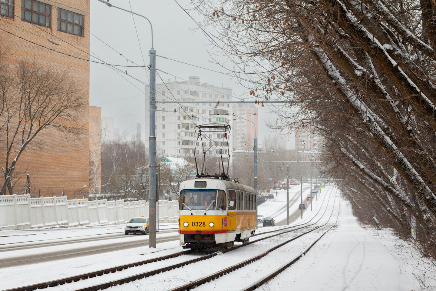Москва, Tatra T3SU № 0328; Москва — Трамвайные линии: СЗАО