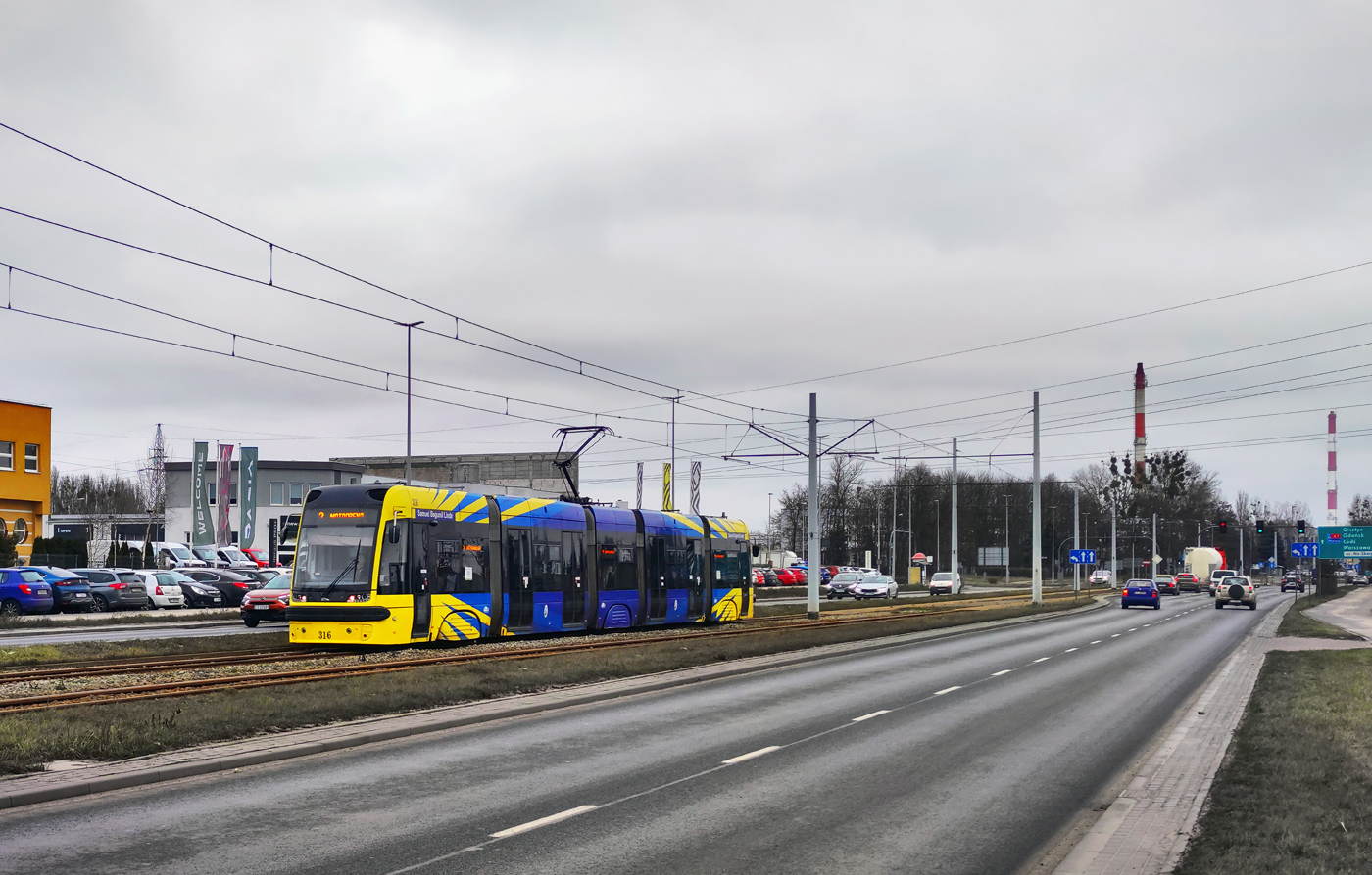 Торунь, PESA Swing 122NbTDuo № 316