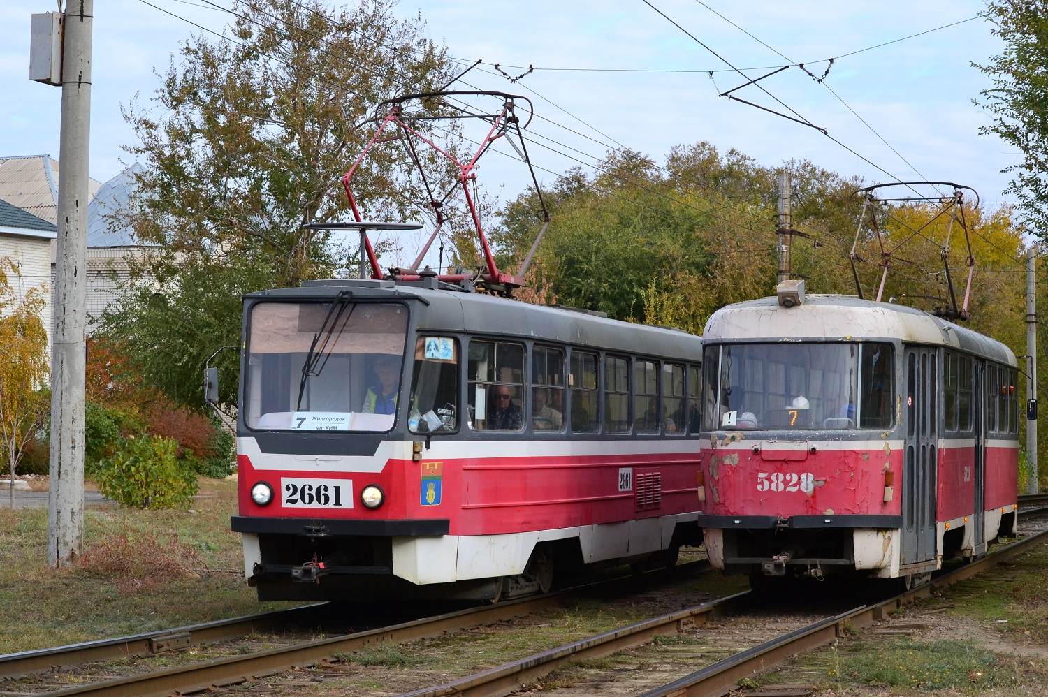 Volgograd, Tatra T3SU # 5828