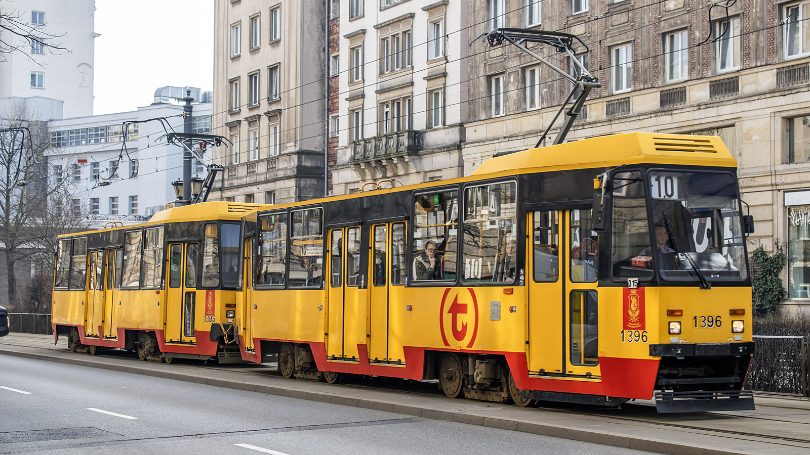 Варшава, Konstal 105Ne № 1396