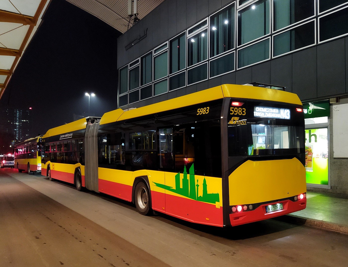 Варшава, Solaris Urbino IV 18 Electric № 5983