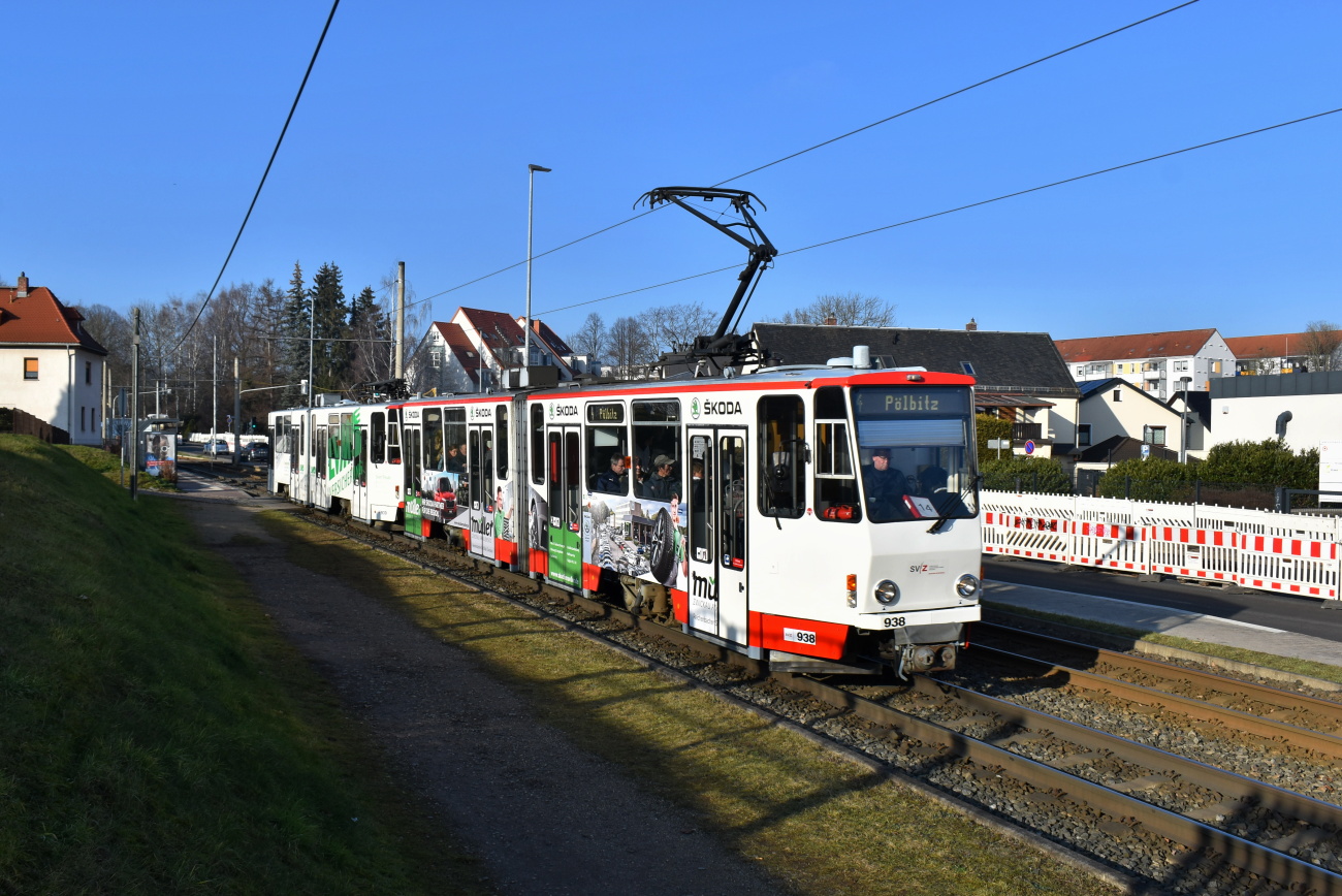 Zuickau, Tatra KT4DMC N°. 938 Zuickau, Tatra KT4DMC N°. 938