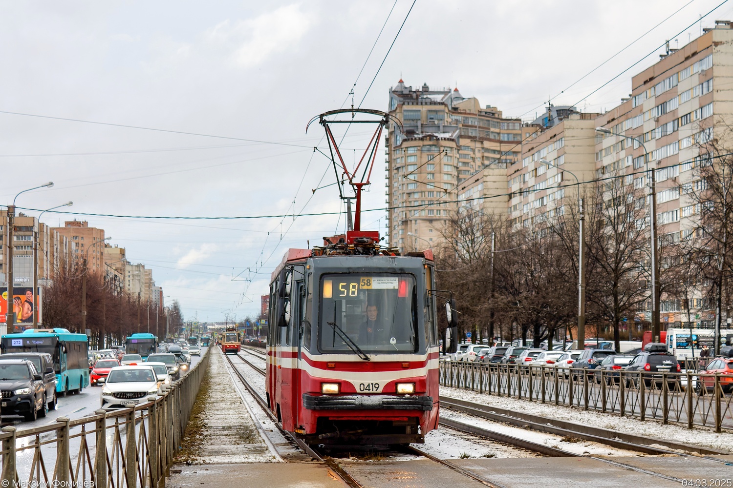 Санкт-Петербург, 71-134К (ЛМ-99К) № 0419 Санкт-Петербург, 71-134К (ЛМ-99К) № 0419