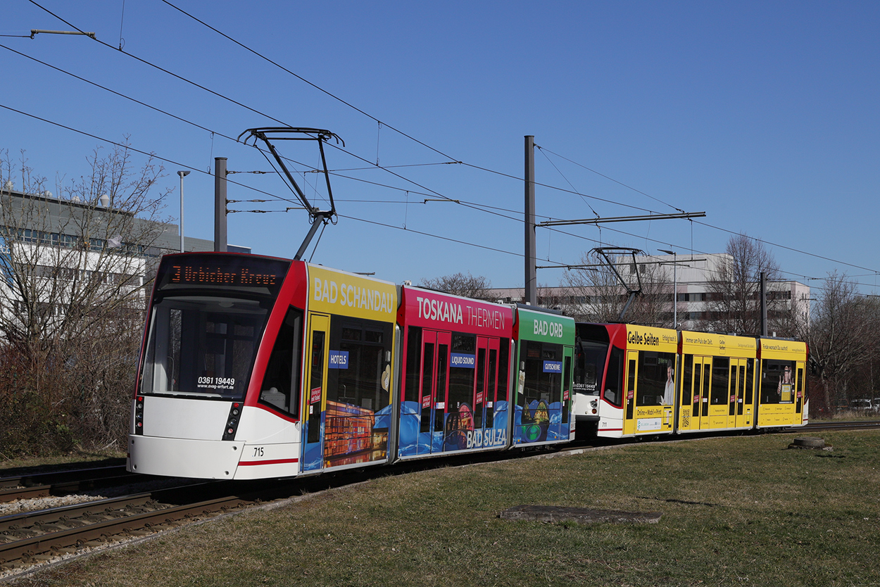 Erfurt, Siemens Combino Classic № 715