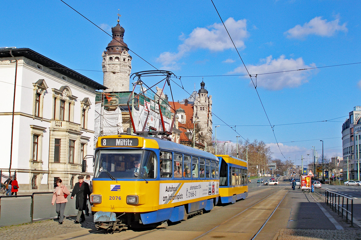 Лейпциг, Tatra T4D-M2 № 2076