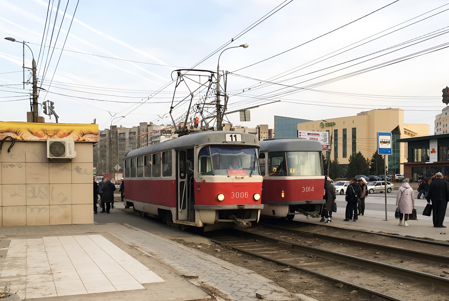 Volgograd, Tatra T3SU (2-door) Nr. 3006