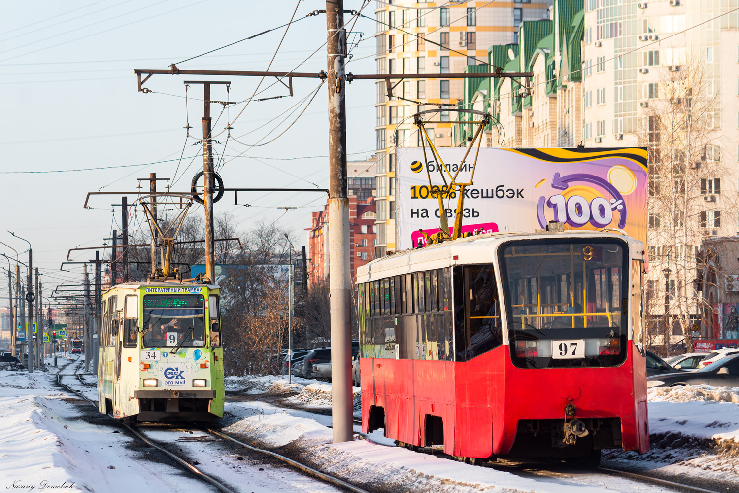 Омск, 71-605ЭП № 34; Омск, 71-619АС № 97