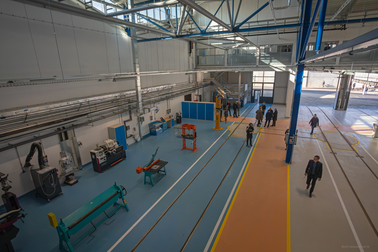 Прага — Открытие нового депо Глоубетин; Прага — Трамвайные депо Прага — Открытие нового депо Глоубетин; Прага — Трамвайные депо