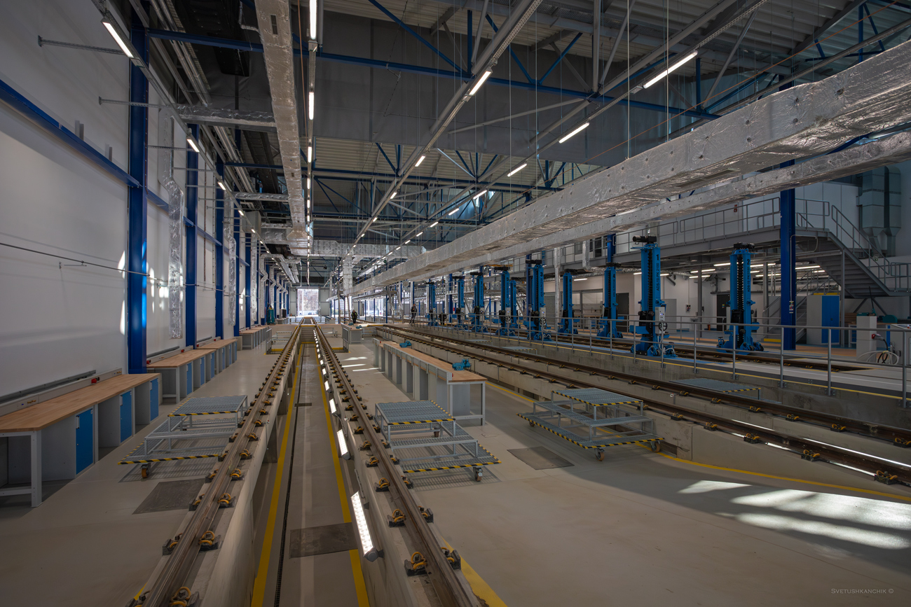 Прага — Открытие нового депо Глоубетин; Прага — Трамвайные депо Прага — Открытие нового депо Глоубетин; Прага — Трамвайные депо