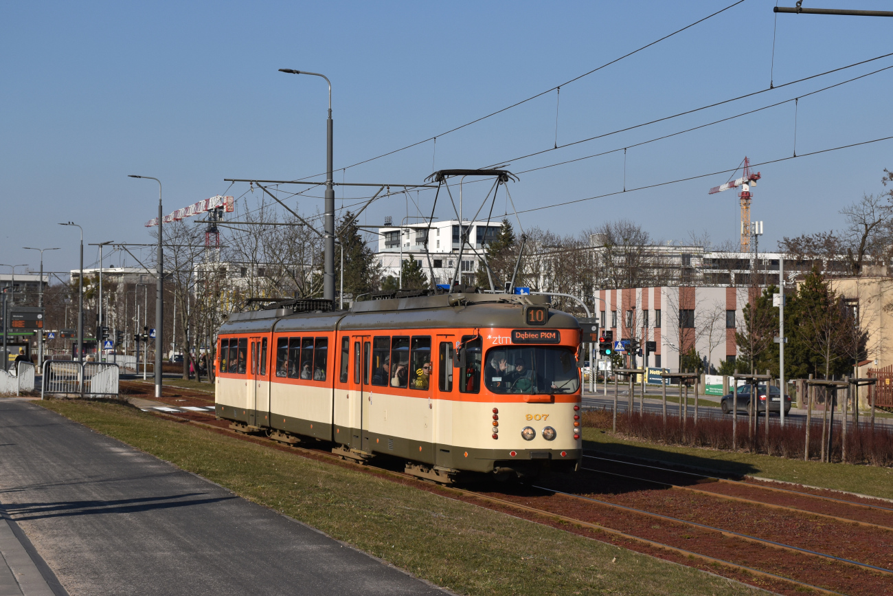 Poznań, Duewag O № 907 Poznań, Duewag O № 907