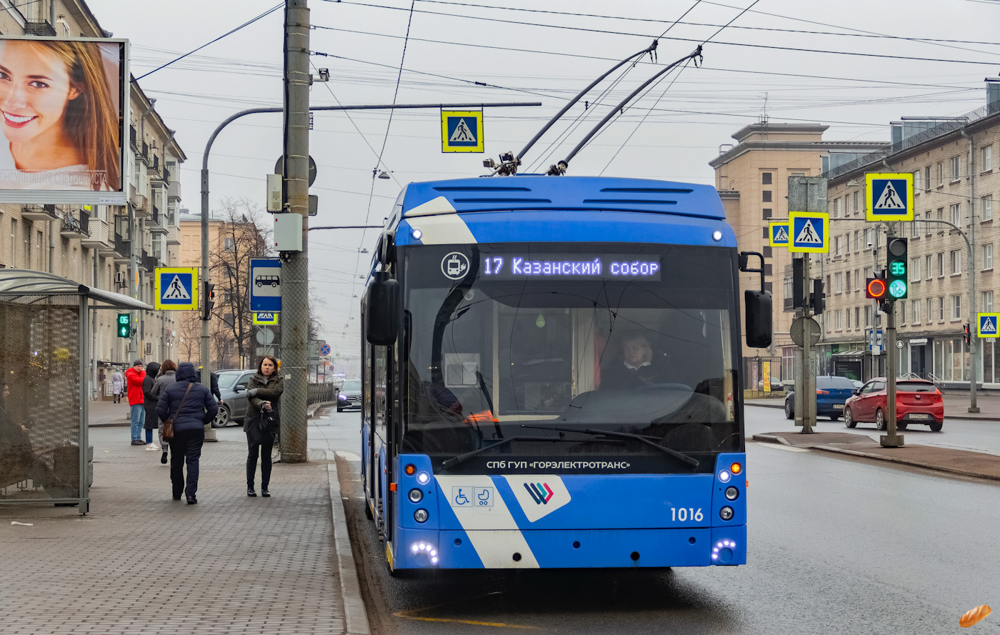 Санкт-Петербург, Тролза-5265.08 «Мегаполис» № 1016