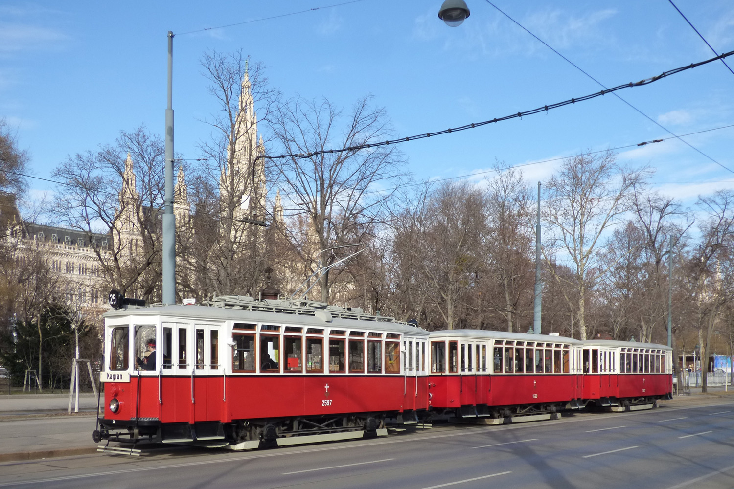 Beč, HW Type L1 Br. 2597; Beč — 256. VEF-Sonderfahrt — 16.02.2025.
