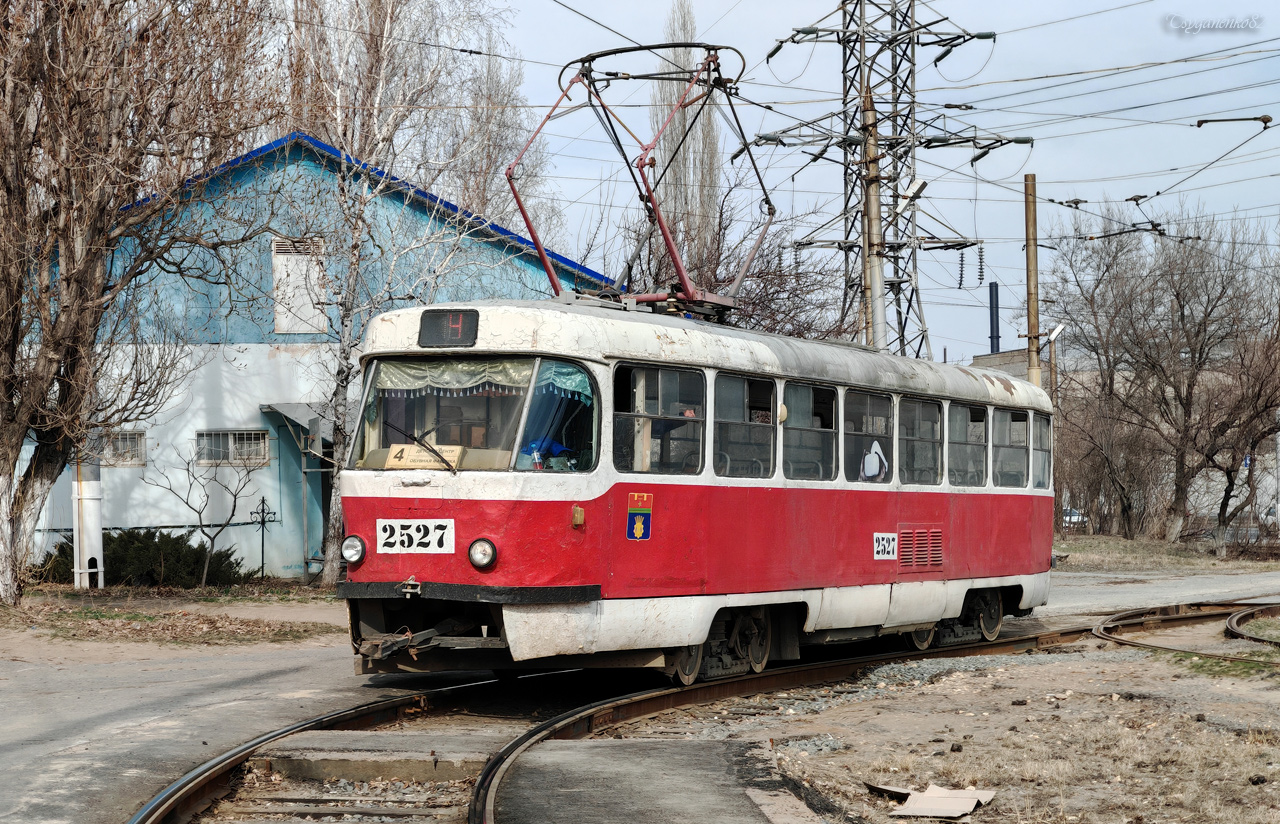 Волгоград, Tatra T3SU (двухдверная) № 2527