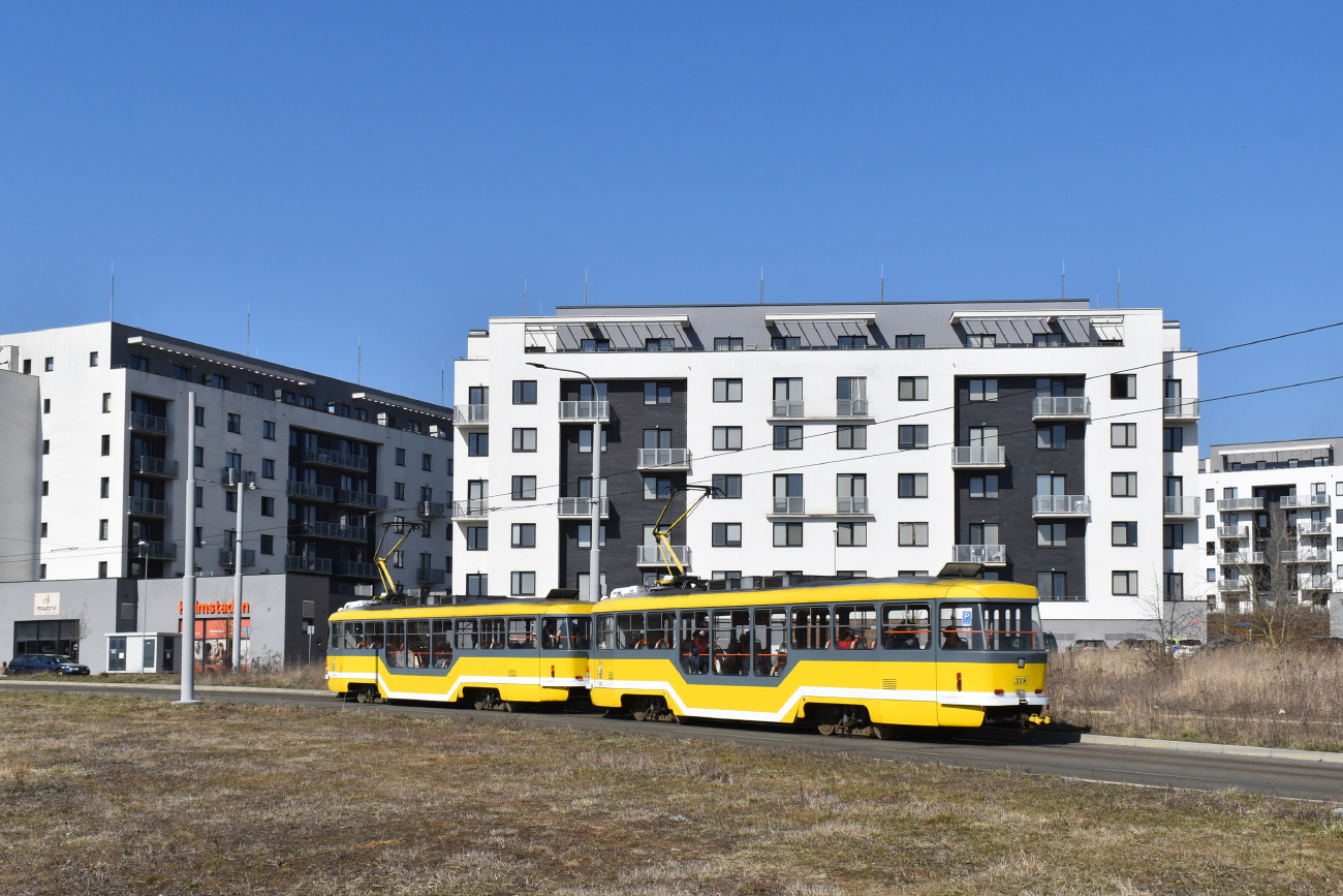 Пльзень, Tatra T3R.PLF № 318