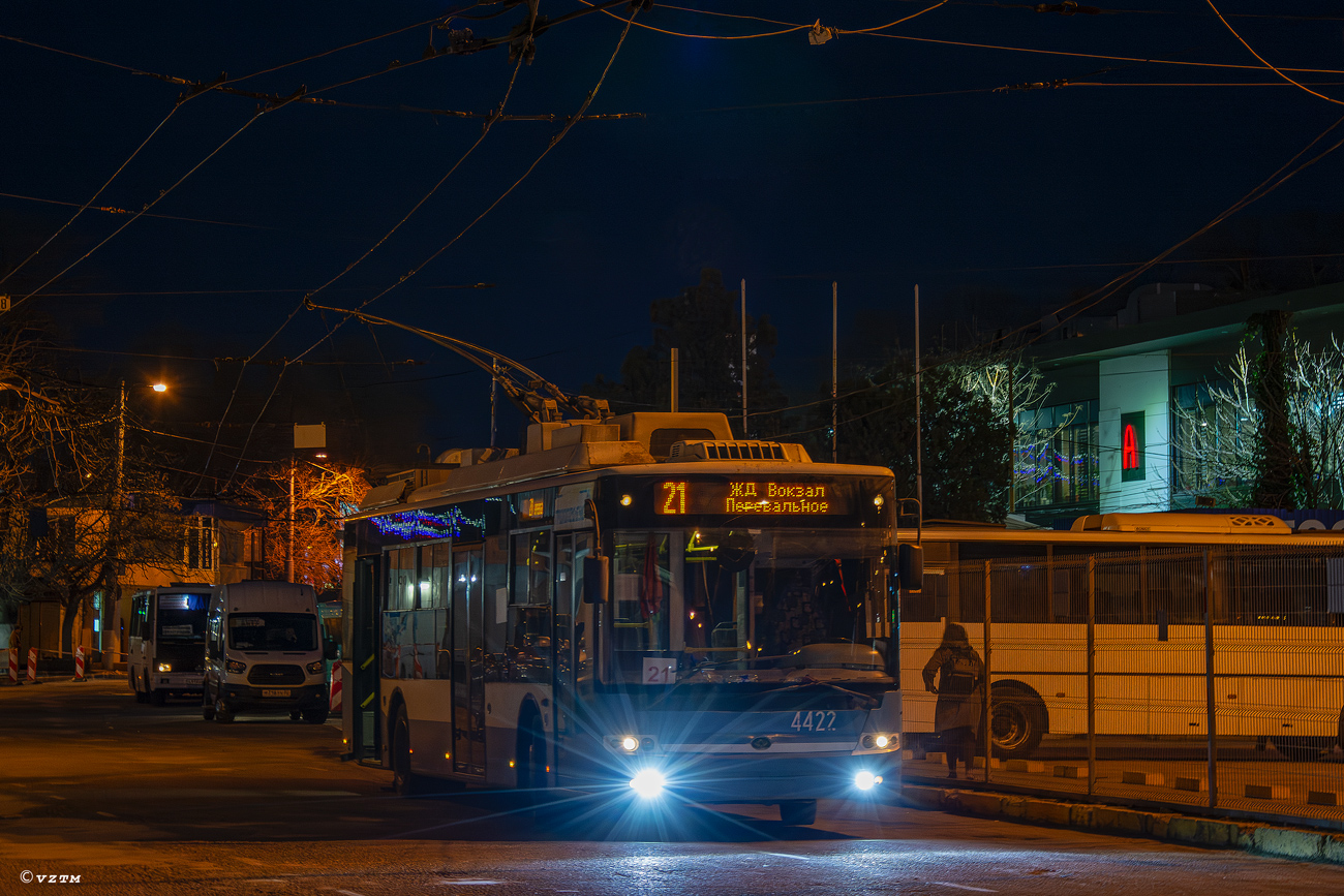 Крымский троллейбус, Богдан Т70115 № 4422