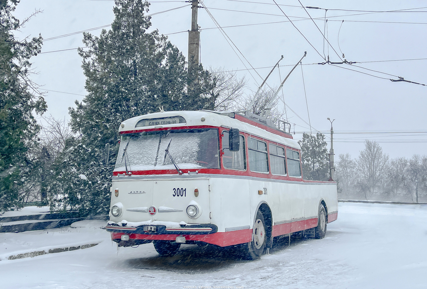 Крымский троллейбус, Škoda 9Tr10 № 3001