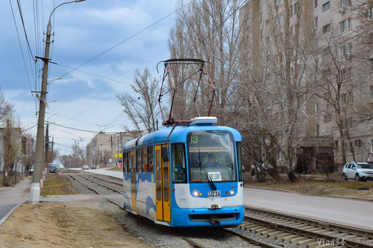 Волгоград, Tatra T3R.PV № 5836
