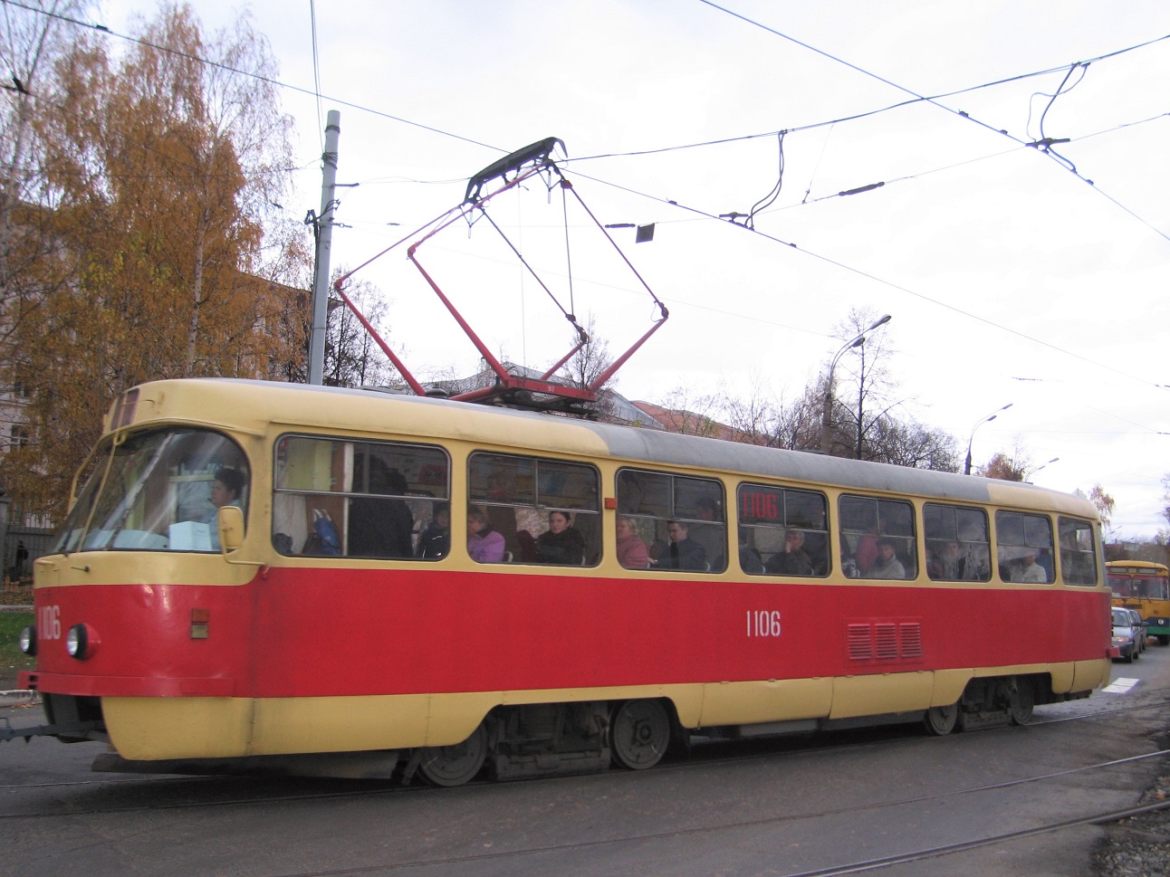 Iževska, Tatra T3SU (2-door) № 1106