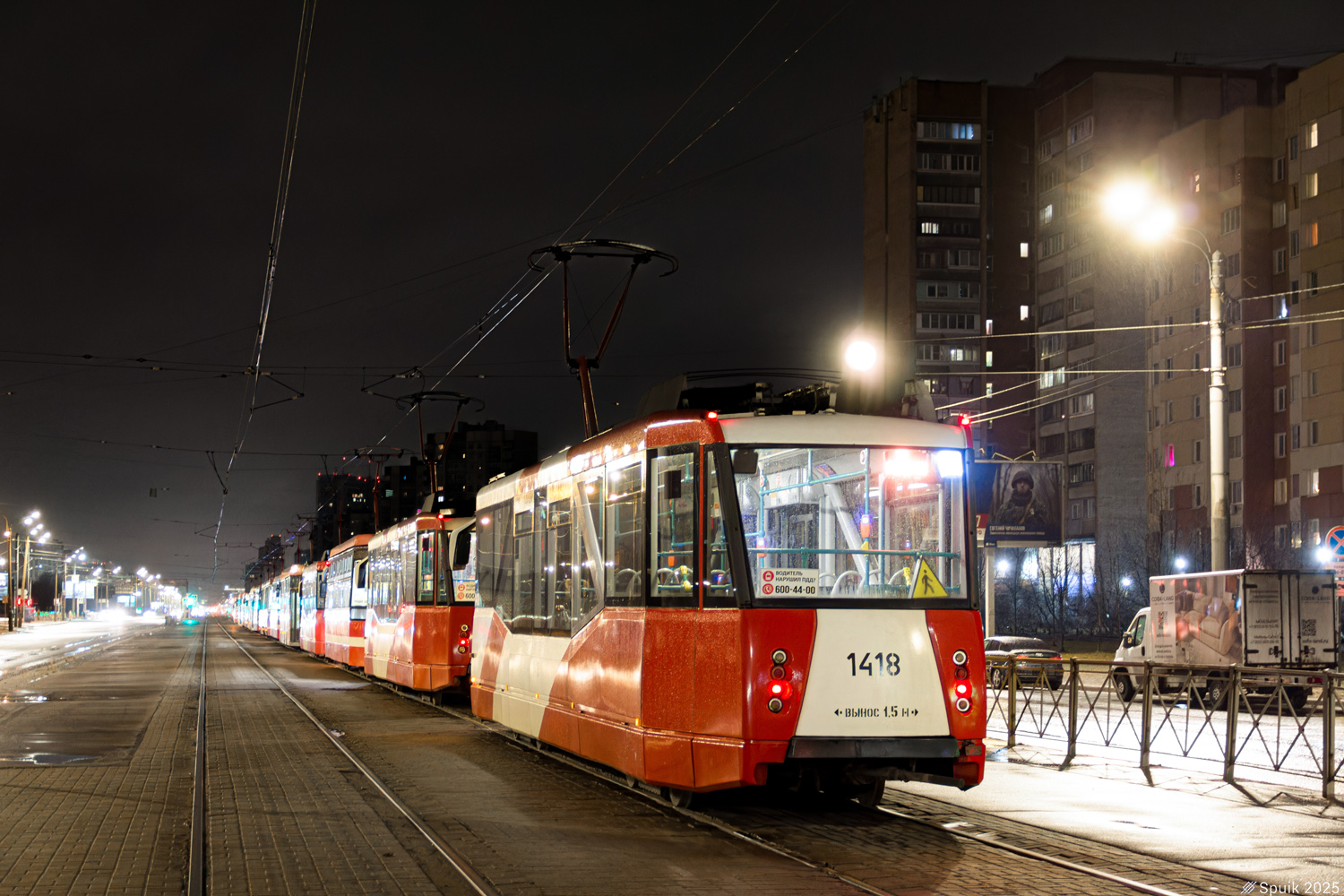Санкт-Петербург, 71-153 (ЛМ-2008) № 1418; Санкт-Петербург — Происшествия Санкт-Петербург, 71-153 (ЛМ-2008) № 1418; Санкт-Петербург — Происшествия