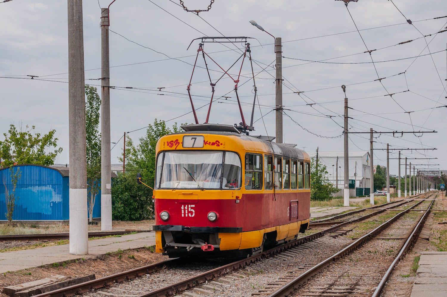 Волжский, Tatra T3SU № 115