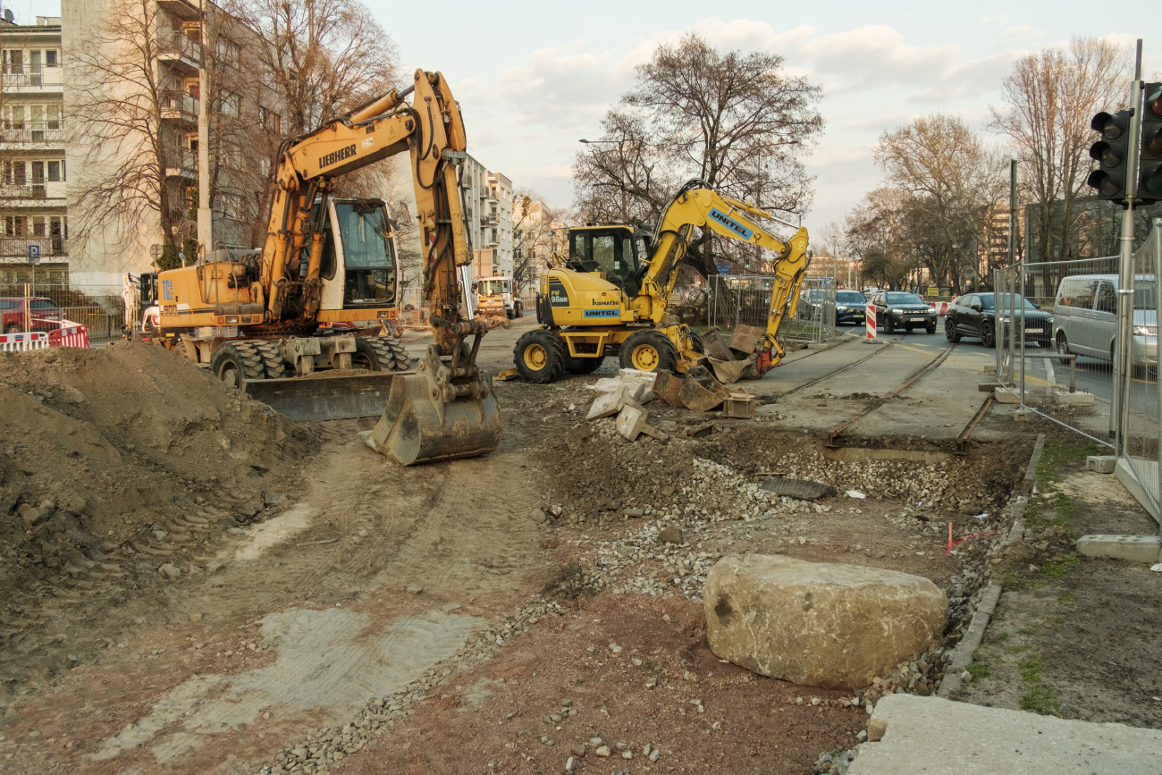 Varšuva — Сonstruction and repair works