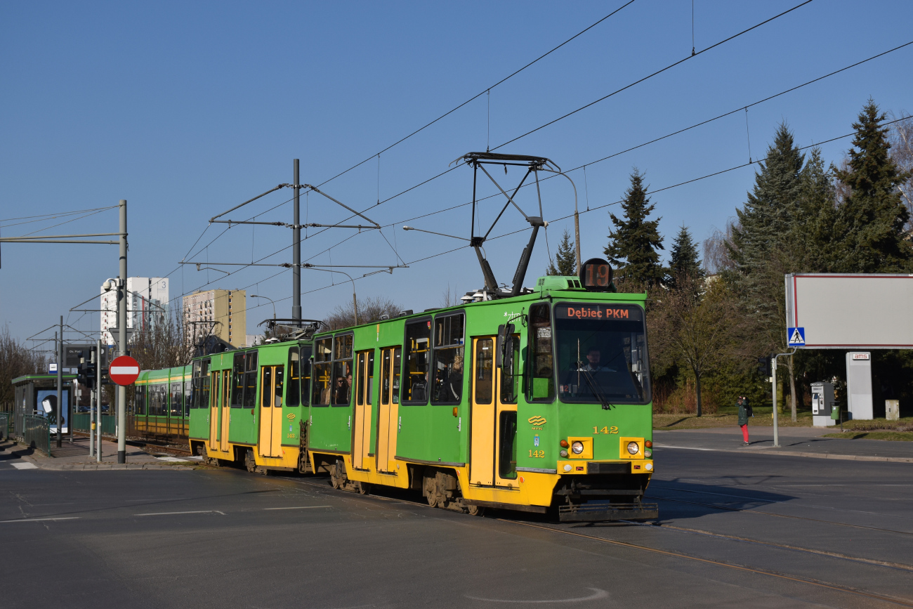Познань, Konstal 105Na № 142 Познань, Konstal 105Na № 142
