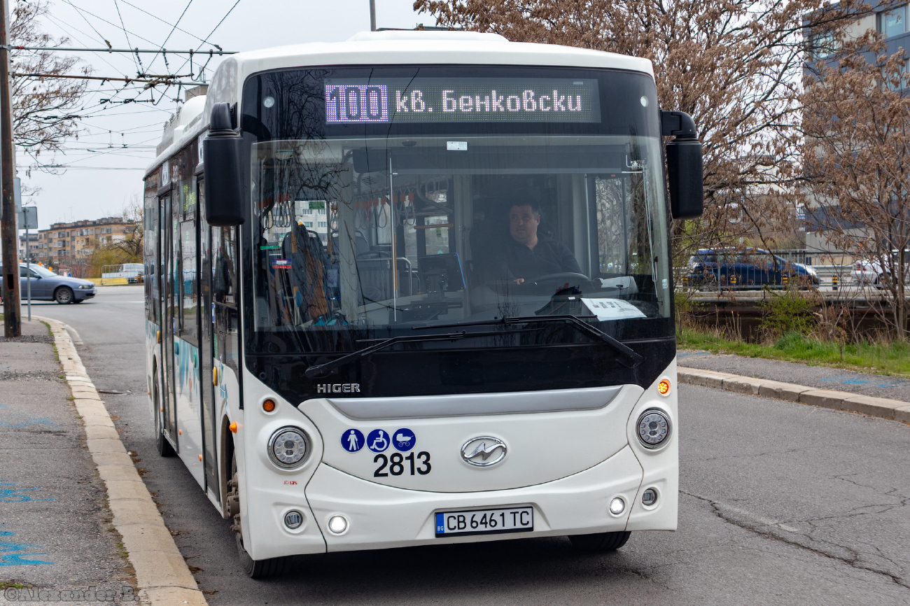 Sofia, Higer KLQ6832GEV Nr 2813