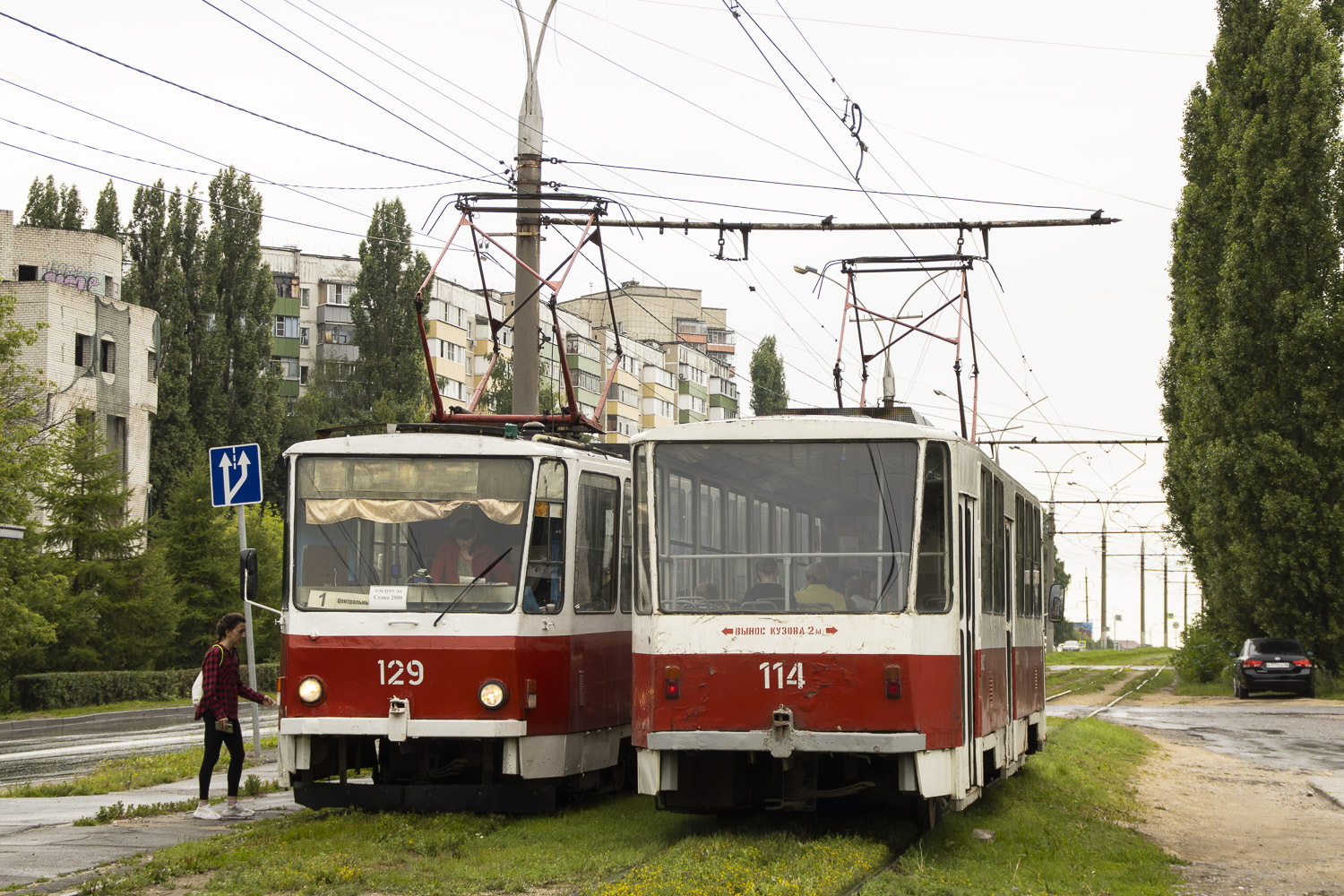 Липецк, Tatra T6B5SU № 114