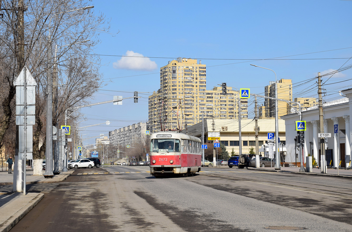 Волгоград, Tatra T3SU (двухдверная) № 2673