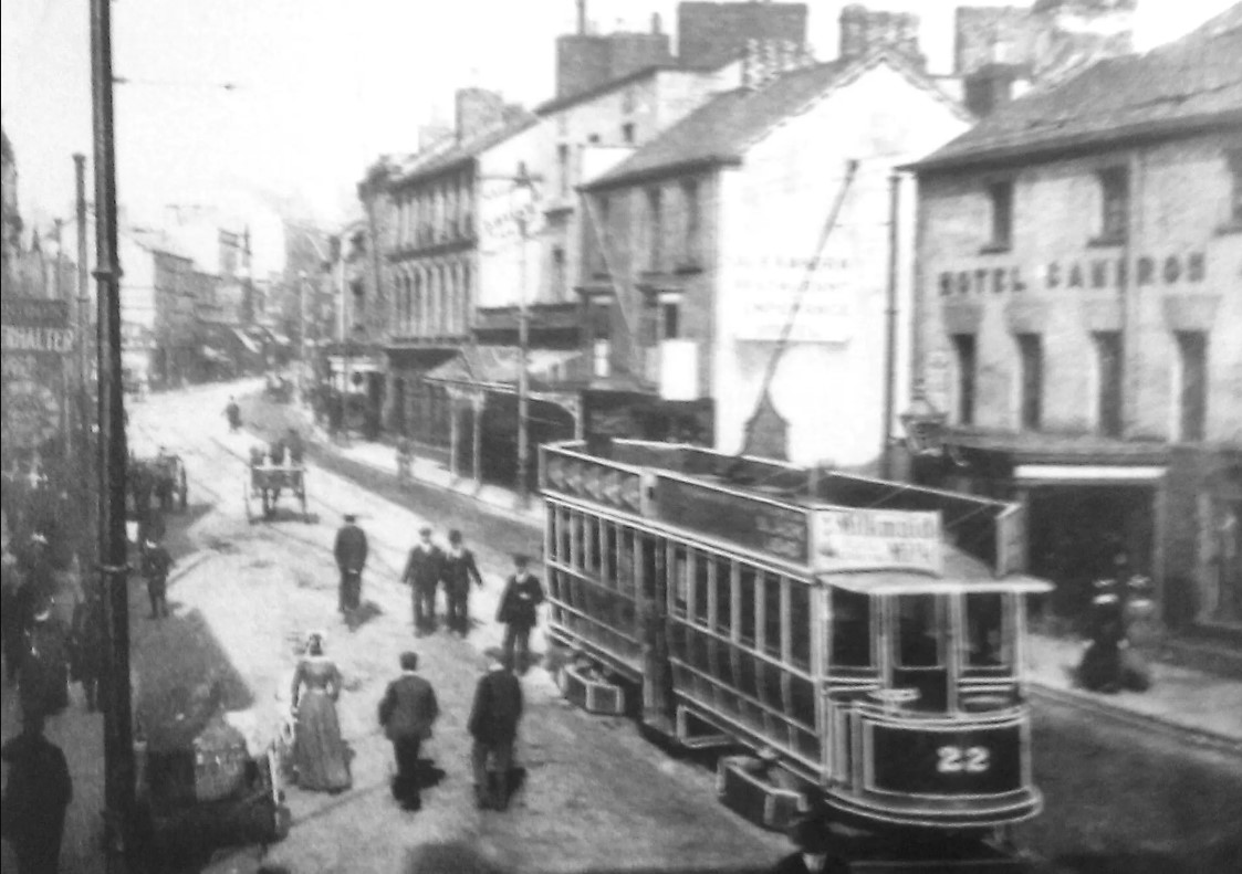 Swansea, Brush 4-axle motor car č. 22; Swansea — Old Photos