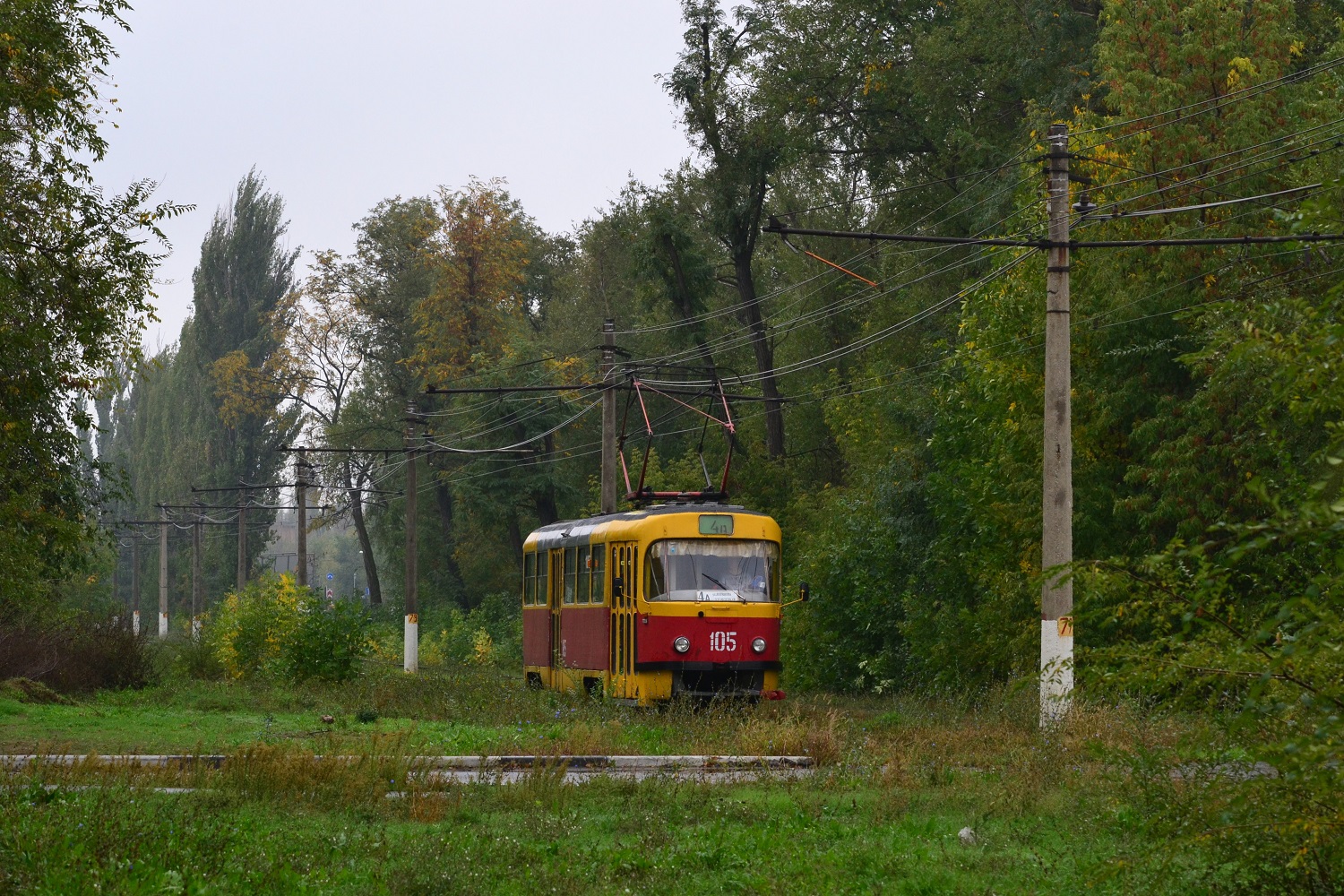 Волжский, Tatra T3SU № 105
