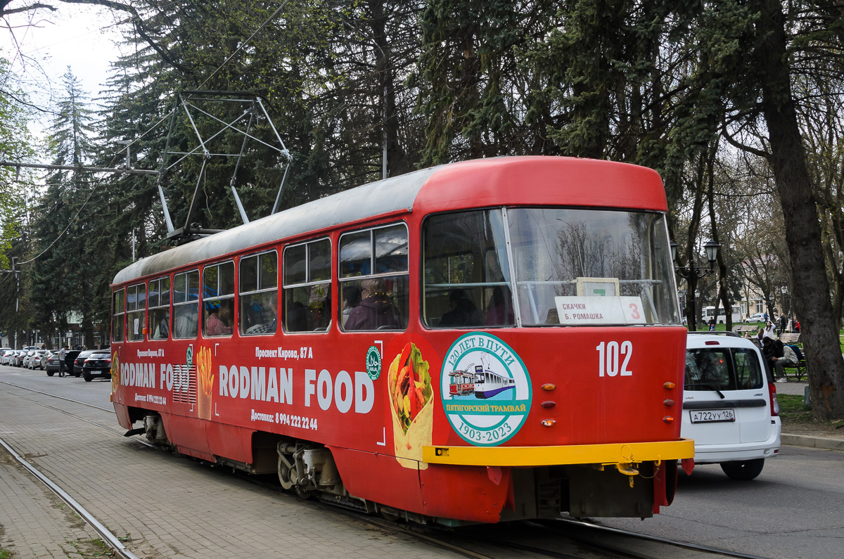 Pjatyigorszk, Tatra T4D — 102 Pjatyigorszk, Tatra T4D — 102