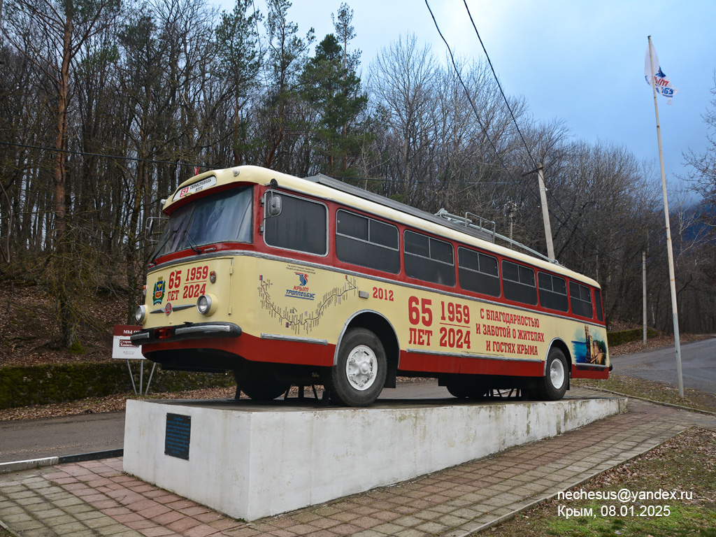 Крымский троллейбус, Škoda 9Tr19 № 1502 (2012); Крымский троллейбус — Памятник троллейбусу на Ангарском перевале