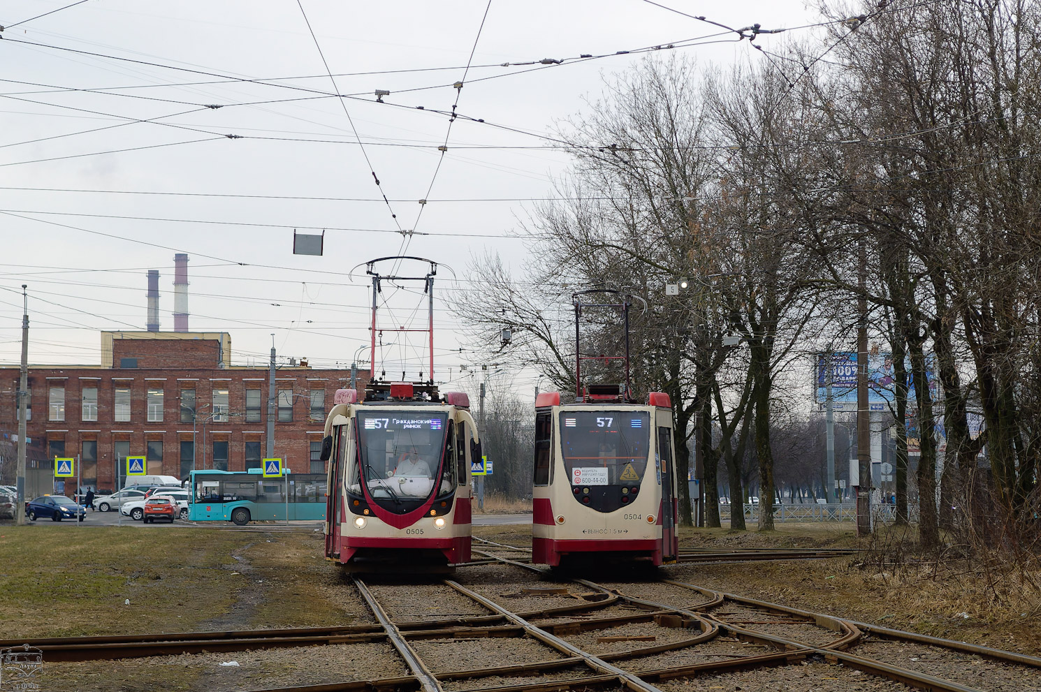 Санкт-Петербург, 71-134А (ЛМ-99АВ) № 0505; Санкт-Петербург, 71-134А (ЛМ-99АВ) № 0504