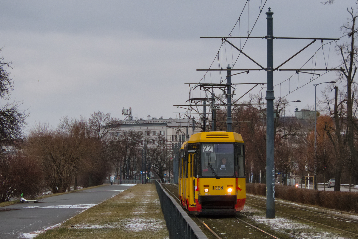 Варшава, Konstal 105Na № 1324