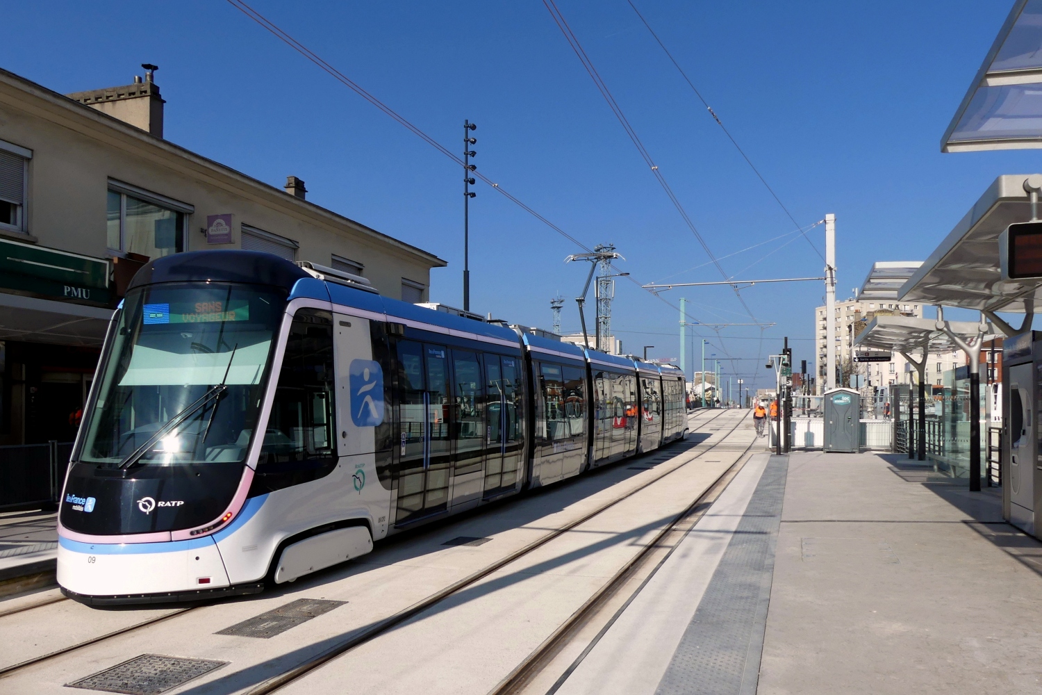 Париж -  Версаль -  Ивелин, Alstom Citadis 305 № 09; Париж -  Версаль -  Ивелин — Трамвайная линия Т1