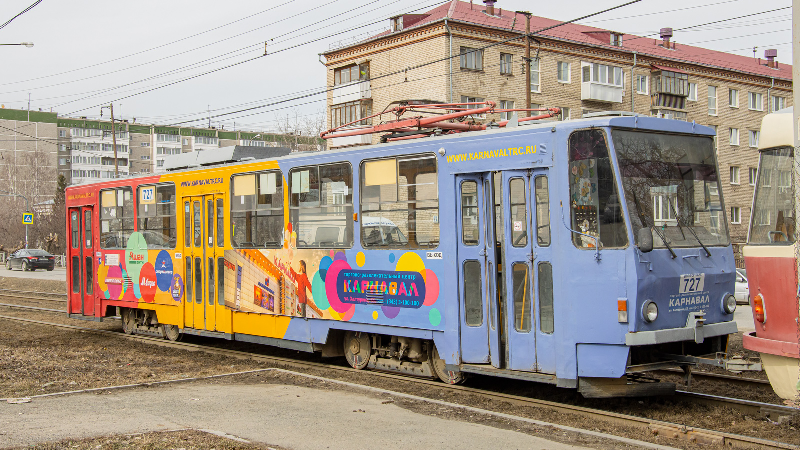 Екатеринбург, Tatra T6B5SU № 727