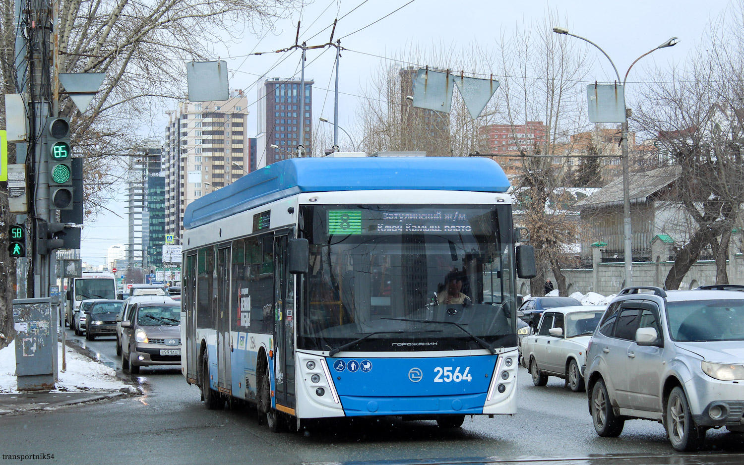 Новосибирск, УТТЗ-6241.01 «Горожанин» № 2564