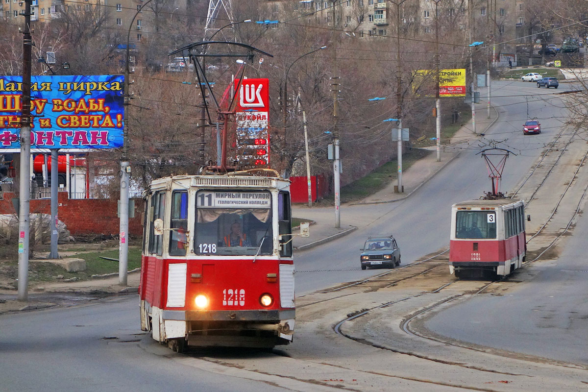 Саратов, 71-605 (КТМ-5М3) № 1218