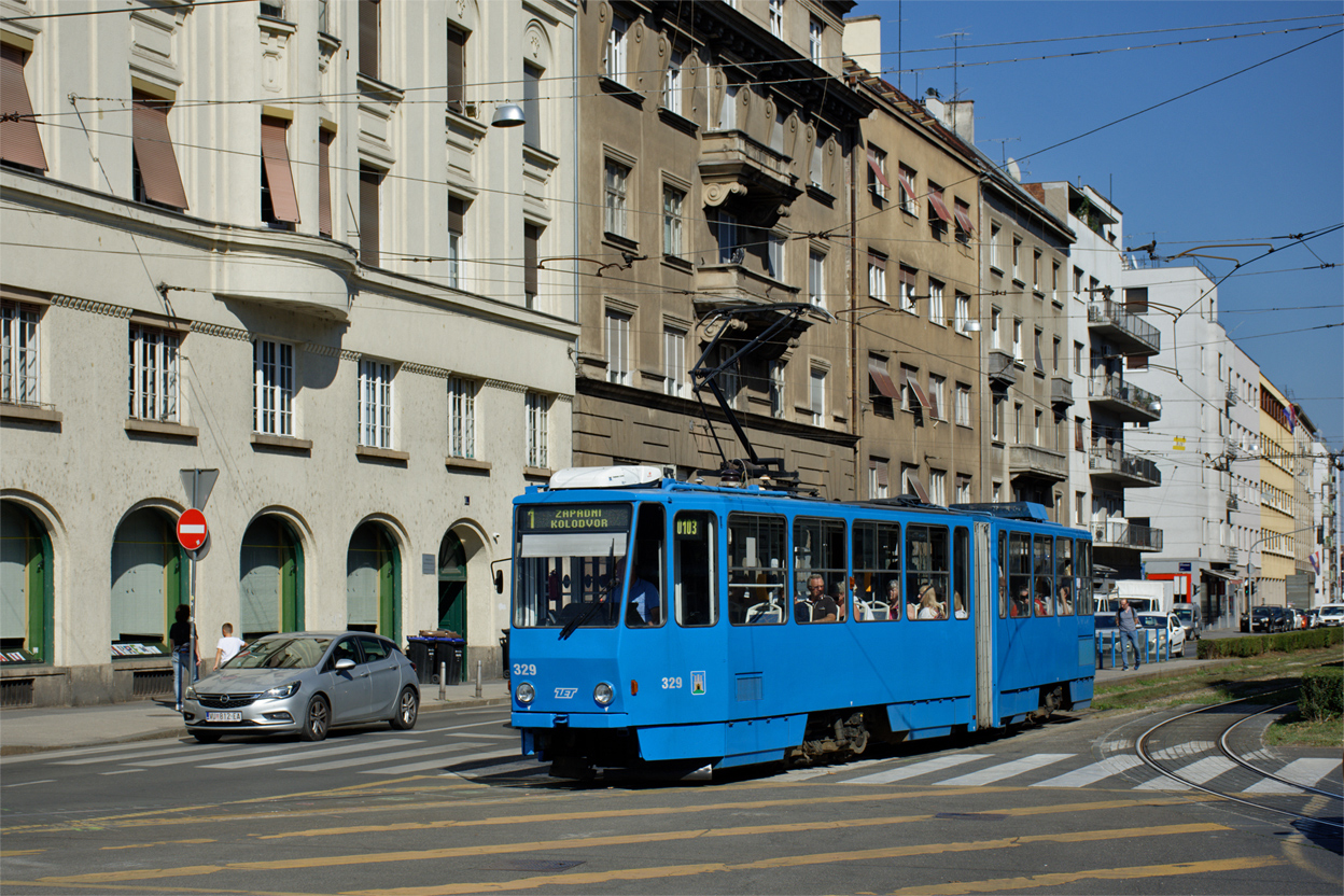 Загреб, Tatra KT4YU № 329
