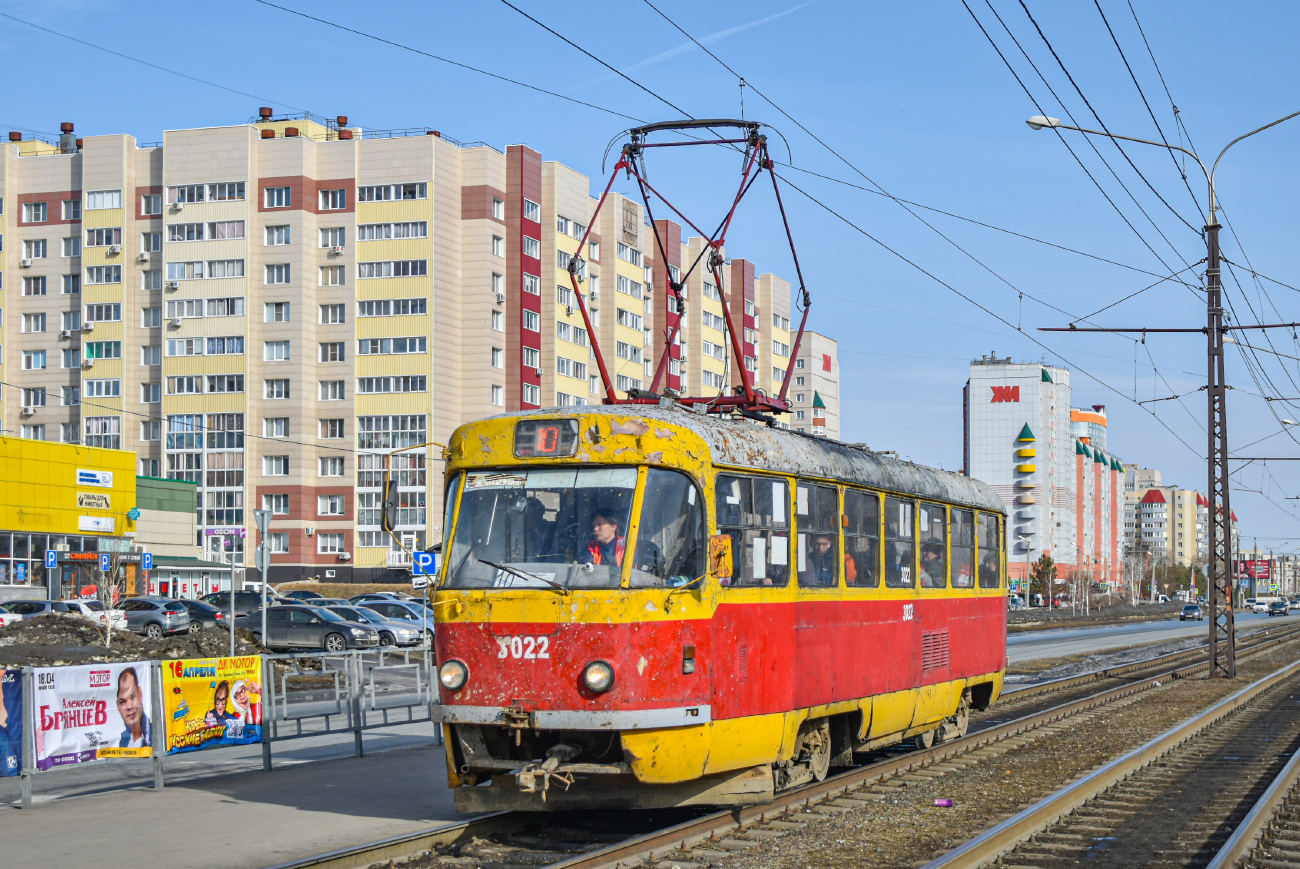 Барнаул, Tatra T3SU № 3022