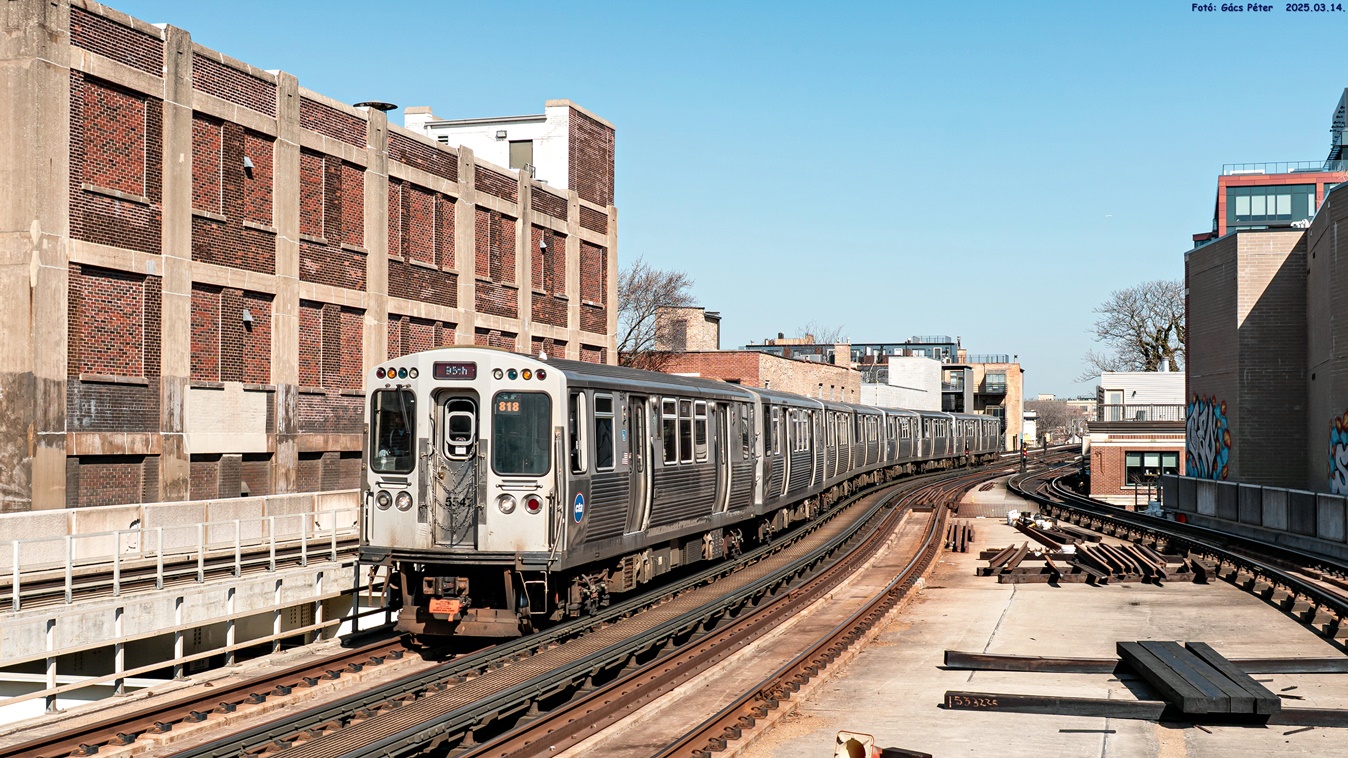 Чикаго, Bombardier CTA 5000 series № 5547; Чикаго — Chicago «L»