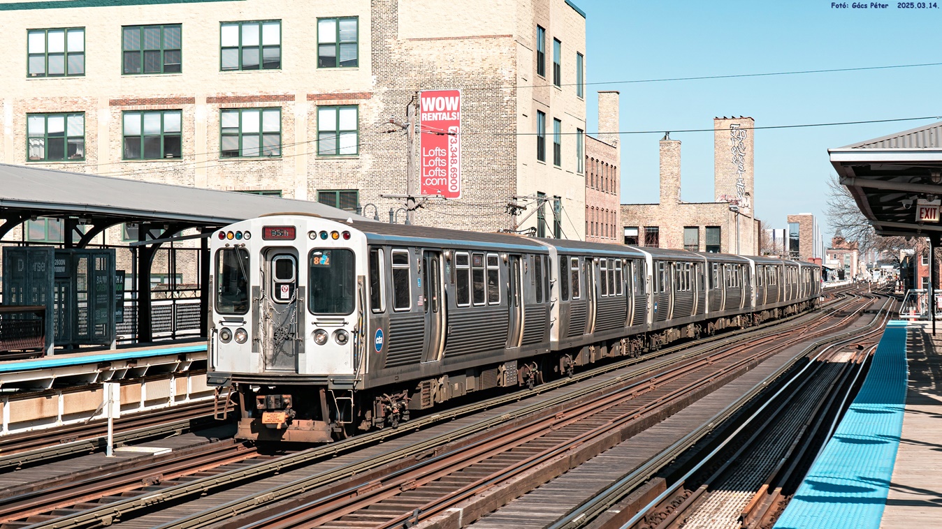 Чикаго, Bombardier CTA 5000 series № 5537; Чикаго — Chicago «L»
