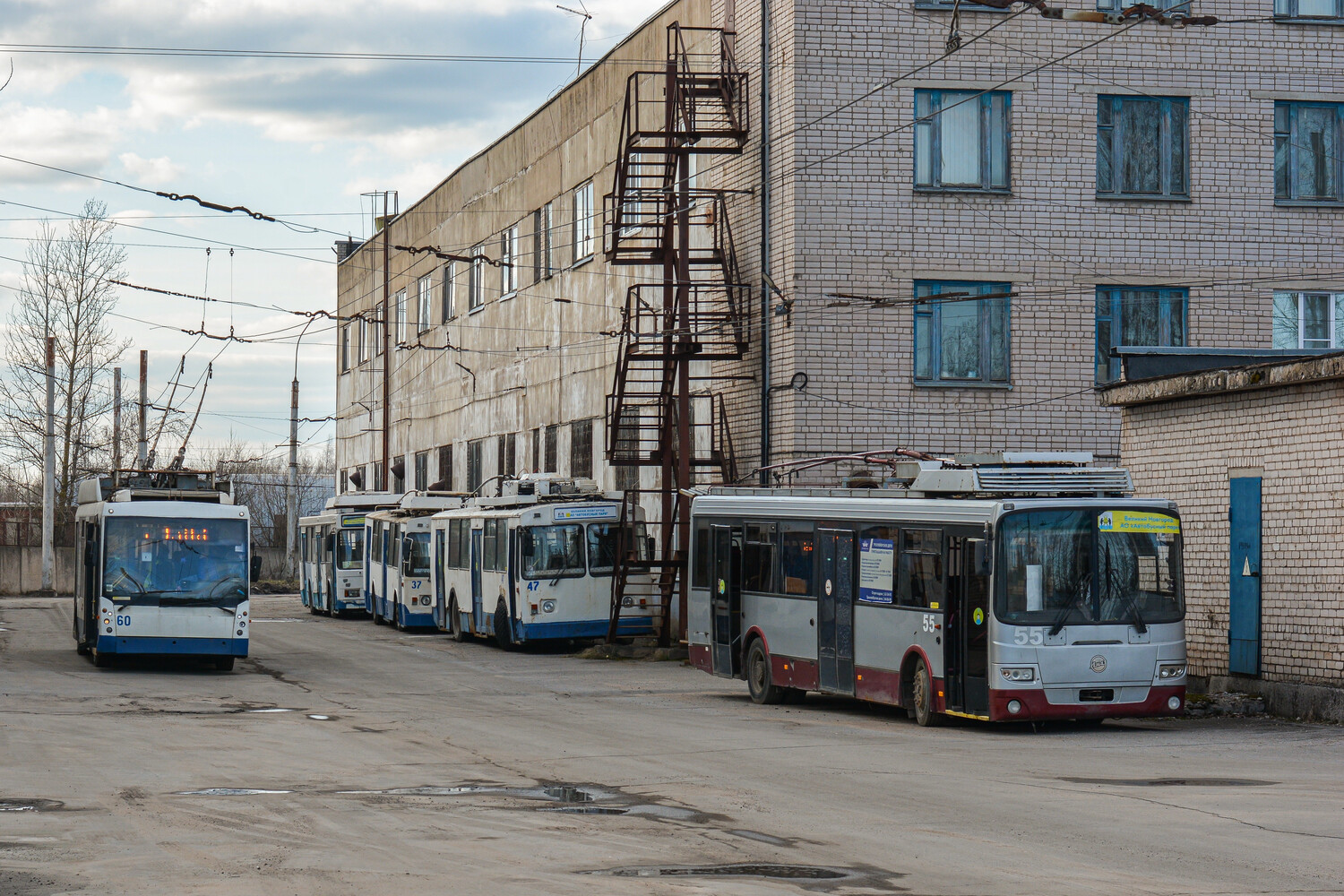 Nowogród Wielki, LiAZ-52803 (VZTM) Nr 55; Nowogród Wielki — Trolleybus depot