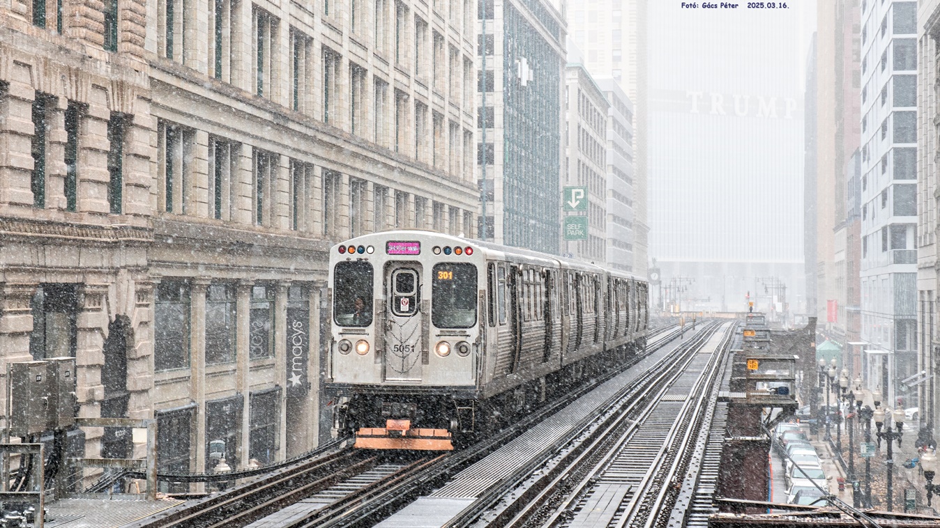 Чикаго, Bombardier CTA 5000 series № 5051; Чикаго — Chicago «L»