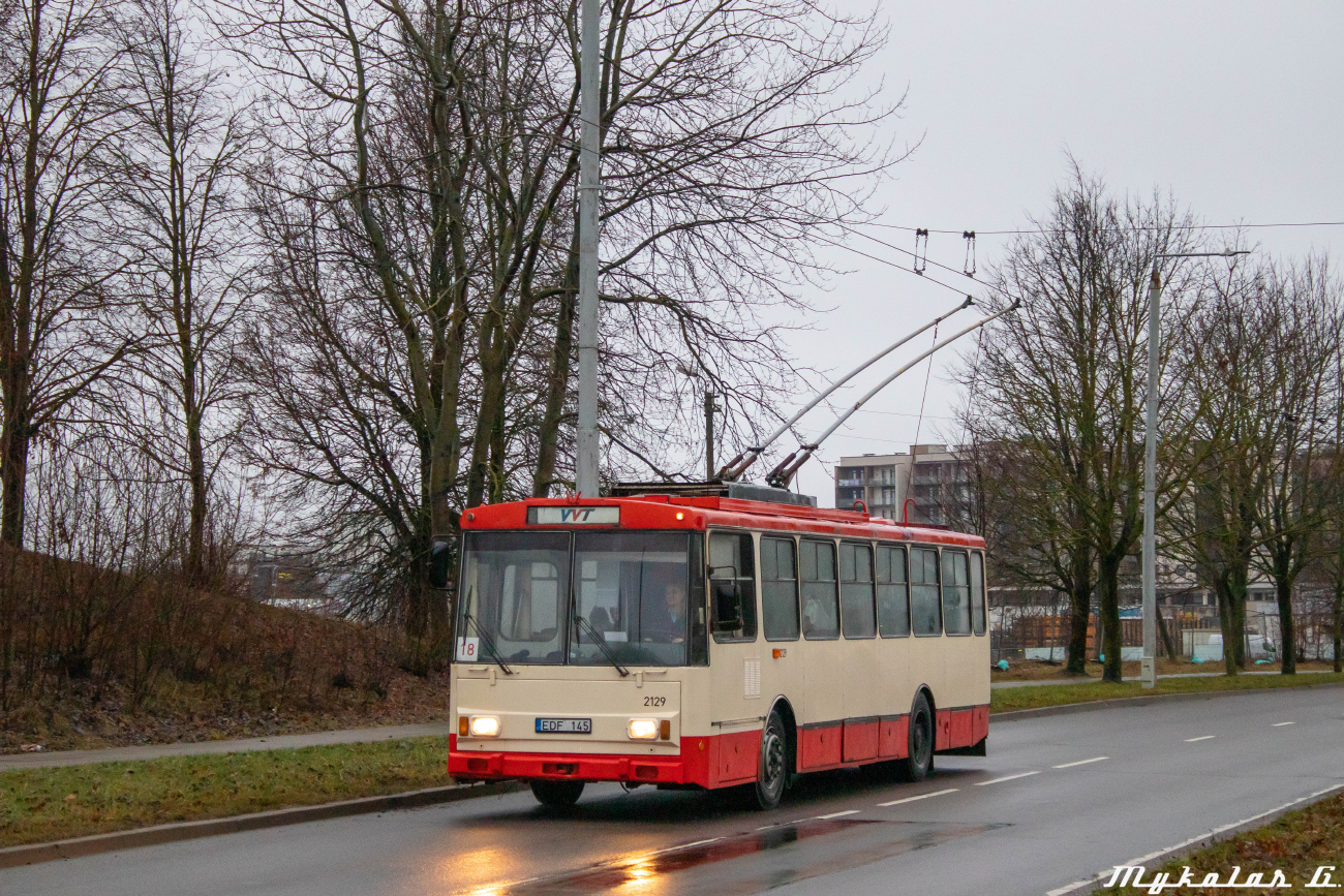 Вильнюс, Škoda 14Tr11/6 № 2129