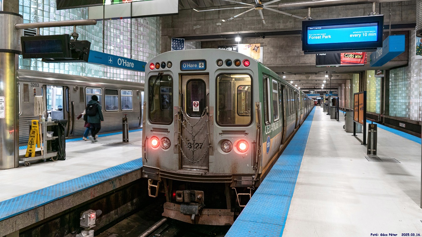 Чикаго, Budd CTA 2600 series № 3127; Чикаго — Blue Line; Чикаго — Chicago «L»